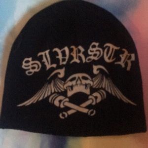 Silver Star - Cotton Knit Cap w/ Logo